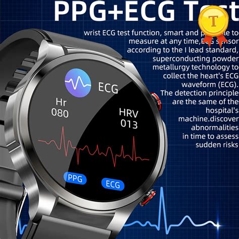 Nuevo Reloj Inteligente De Glucemia Ecg Ppg Para