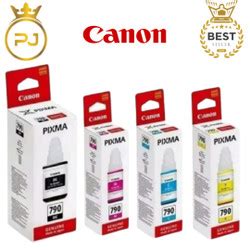 Jual Tinta Canon PIXMA GL 790 Original Black Color G1010 G2010 G3010