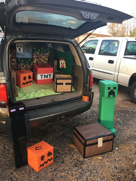 Pin By Jyoti Patel On Trunk Or Treat Minecraft Birthday Minecraft