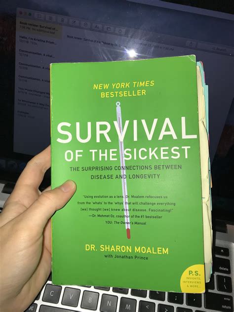 A Cup Of Kristina Book Review Survival Of The Sickest By Dr Sharon Moalem