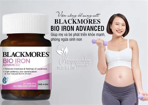 Viên Uống Bổ Sung Sắt Blackmores Bio Iron Advanced 30 Viên Của Úc