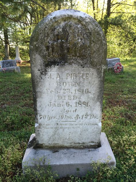 John Alexander Pirtle 1810 1881 Find A Grave Memorial