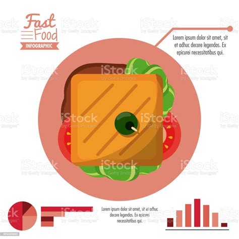 Desain Infografis Makanan Cepat Saji Ilustrasi Stok Unduh Gambar Sekarang Adiboga Amerika