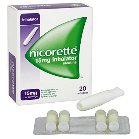 Nicorette Inhalator 15 Mg 20 Cartridges Ebay