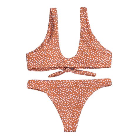 Xuapaodt Bikini Set Women Two Piece Swimsuit Sexy Swimwear String