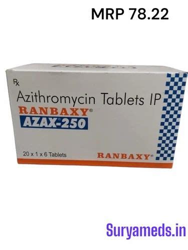 Azax 500 Mg Tablets At Rs 1200 Box Azithromycin 500 Mg In Bengaluru