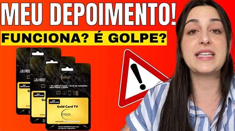 GOLD CARD TV VALE A PENA MEU DEPOIMENTO GOLD CARD TV