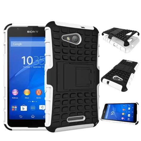 Colors Tpu Pc Dual Layer Hybrid Case For Sony Xperia E G Heavy Duty