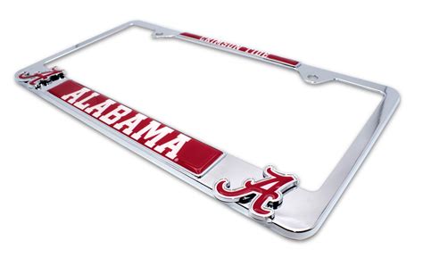 Alabama Crimson Tide 3D License Plate Frame | Elektroplate