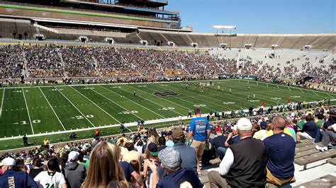 Notre Dame Football Stadium Seating Chart Rows Cabinets Matttroy