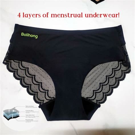 Female Physiological Pants Leak Proof Menstrual Underwear Cotton Health