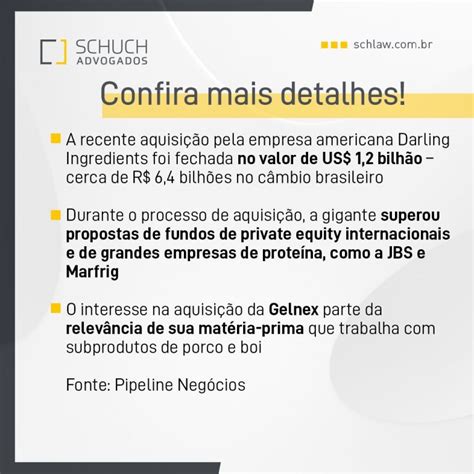 Empresa De Col Geno Brasileira Gelnex Adquirida Por Darling