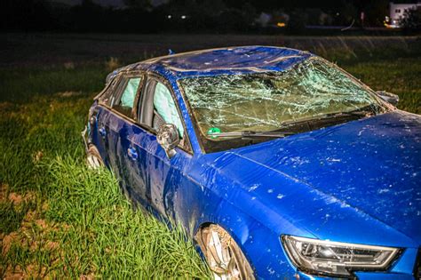 Aalen Auto überschlägt sich am Montagabend