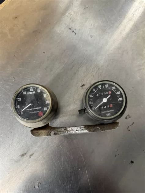 HARLEY DAVIDSON SPEEDOMETER Tachometer Tacho Speedo FX Ironhead