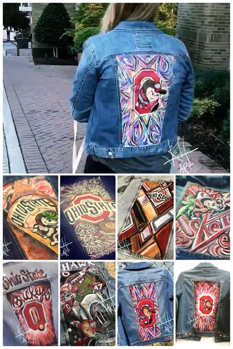 Custom Painted Jean Jackets By Professional Artist 1 3 Week Turn