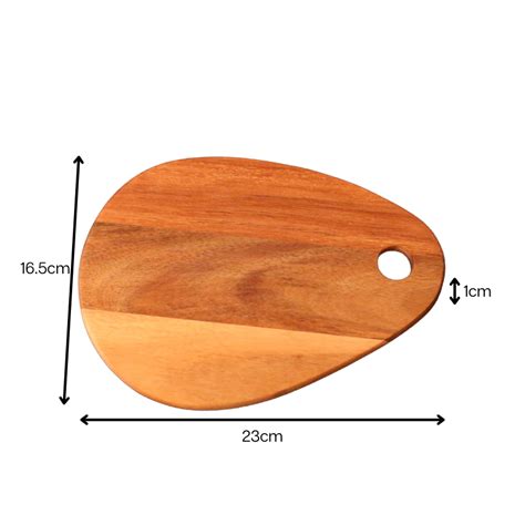 Acacia Wood Droplet Serving Cutting Board Kuvings Wholesale