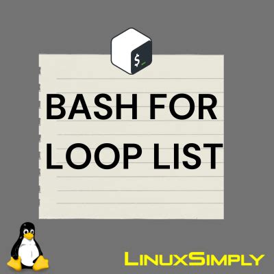 How To Iterate Through List Using For Loop In Bash Linuxsimply