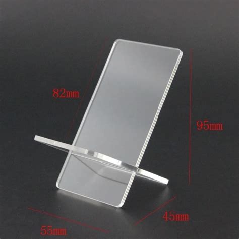 Pcs Clear Acrylic Mobile Cell Phone Display Stand Holder Racks