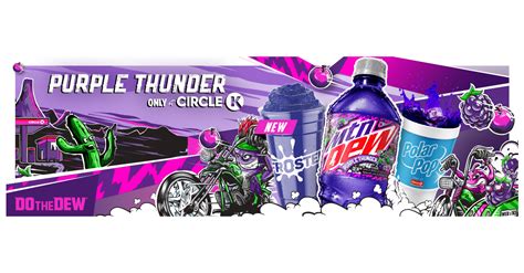 Circle K® Exclusive Mtn Dew® Purple Thunder® Flavor Now Available In