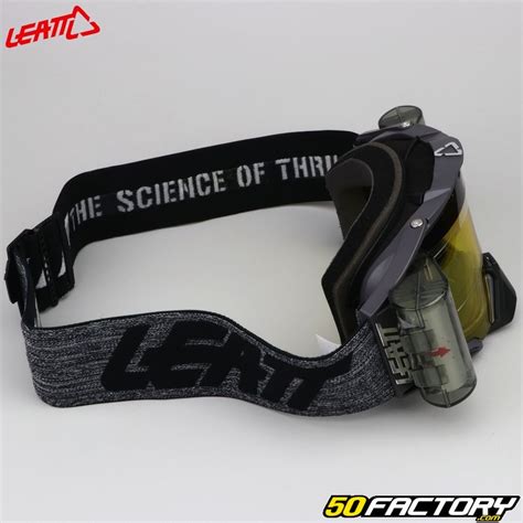 Masque Leatt 6 5 roll off Graphene Yellow Équipement pilote