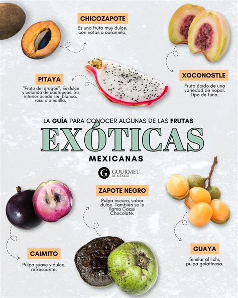 Frutas ExÓticas Mexicanas En 2025 Comidas Rápidas Saludables Frutas