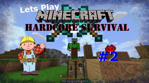 Let S Play Hardcore Vanilla Minecraft Bob The Builder Youtube