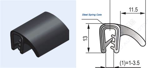 G Edge Protection Profiles Soft Rubber Sponge Rubber Epdm With