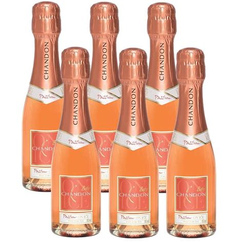 Kit Un Mini Espumante Chandon Baby Passion Ros Ml Clube Extra