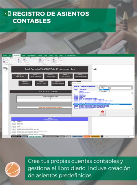 Plantilla Para Registrar Asientos Contables Plantilla Contable De Excel