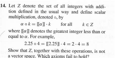 Solved Let Z ﻿denote The Set Of All Integers With Addi Tion