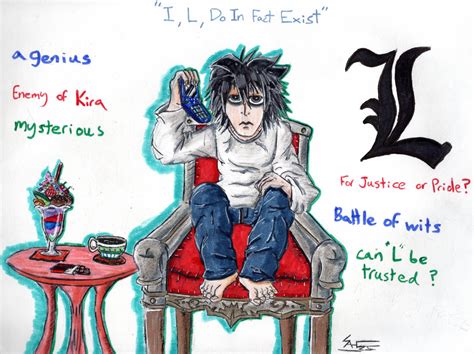 L From Death Note Fan Art By Spyaroundhere35 On Deviantart