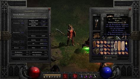 Diablo 2 Resurrected My Level 99 Java Frostmaiden Hybrid Amazon Gears