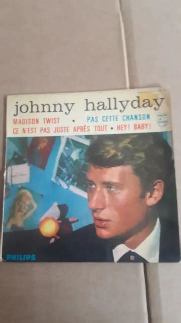 Disque Vinyle Tours Johnny Hallyday Madison Twist Pas Cette