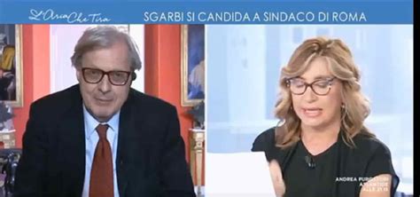 Vittorio Sgarbi Myrta Merlino Come Hai Fatto A Vivere Con Arcuri