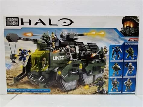 Mega Bloks Construx 97381 Halo Unsc Elephant Troop Carrier Envío gratis