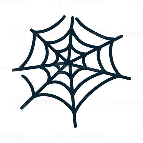 Illustration Of A Simple Spider Web 19899751 PNG