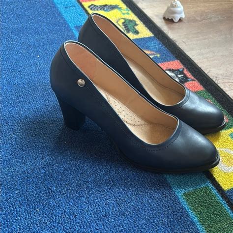 Monroe And Main Shoes Monroe Main Blue Heels Stylish Elegance Poshmark
