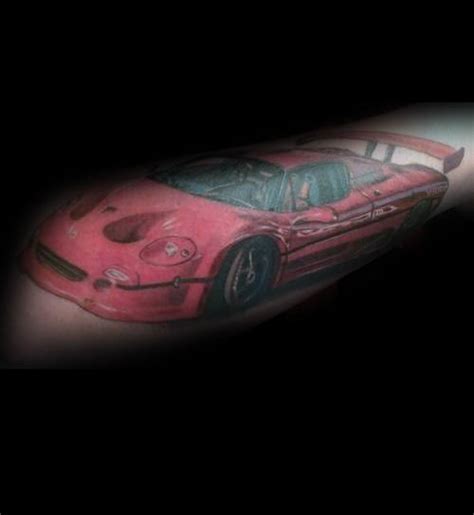 50 Ferrari Tattoo Ideas For Men Italian Sports Car Designs