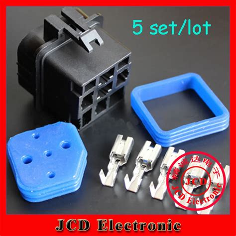 20 sets Automotive relays waterproof socket waterproof plugging relay ...