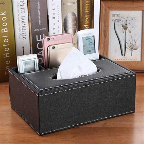 ACRDDK Kotak Tisu Kulit Multifungsi Tissue Box Organizer 34013