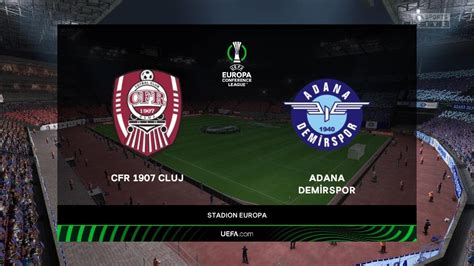 Cfr Cluj Vs Adana Demirspor Uefa Europa Conference League Th