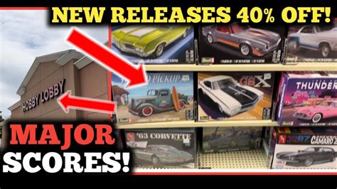 New Kit Releases Off Hobby Lobby Major Steals On Model Cars