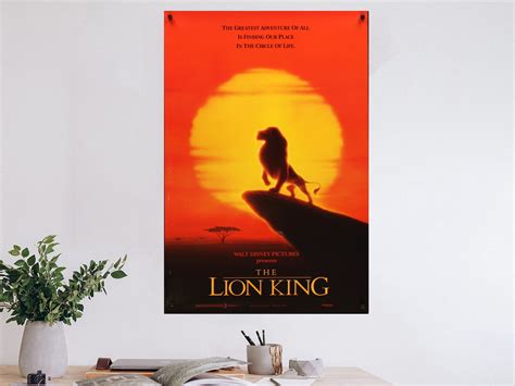 The Lion King Movie Poster Exclusive Limited Edition Collectible Unique ...