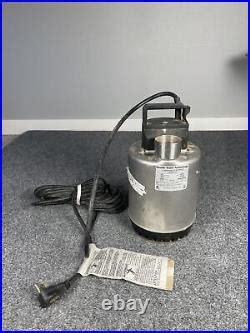 Goulds LSP0711F 3 4HP Submersible Sump Pump Single Phase 115V Plug