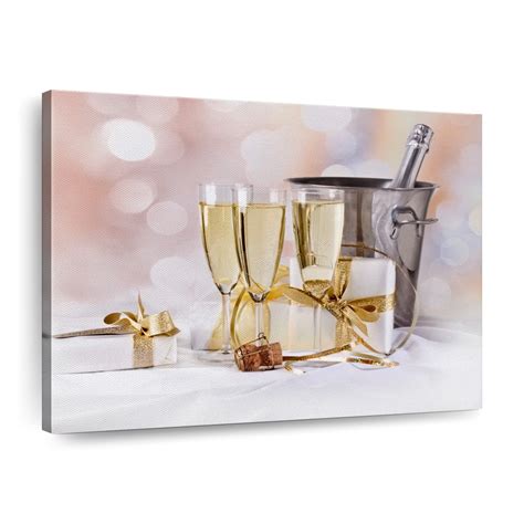 Sparkling Champagne Celebration Wall Art Photography