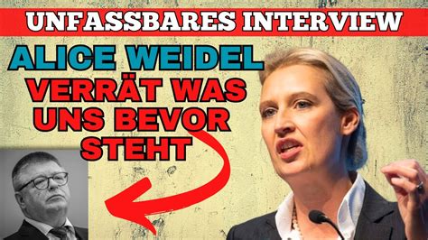 Alice Weidel Spricht Klartext Das Steht Uns Bevor Youtube