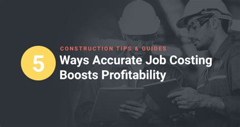 Accurate Construction Job Costing Improves Profits - eSUB