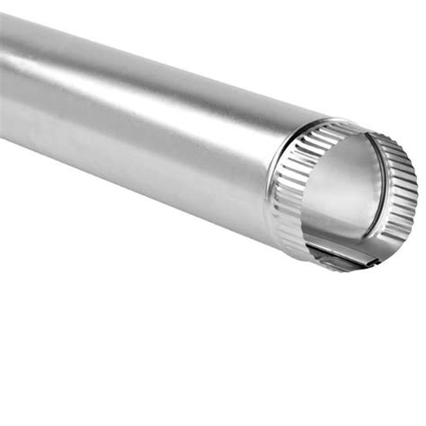 IMPERIAL 4 In X 24 In Aluminum Round Duct Pipe VTL0001 A RONA