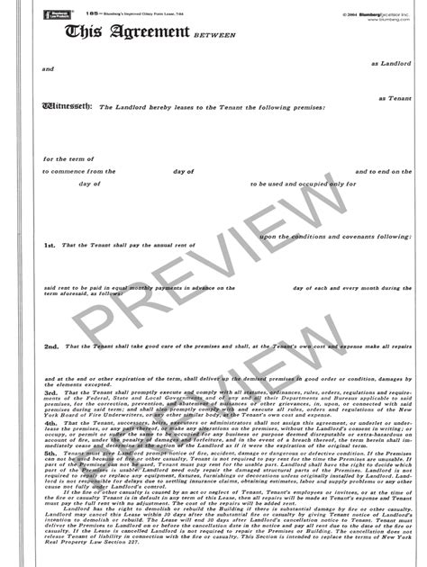 Blumberg Lease Agreement Pdf Free Fill Out Sign Online DocHub