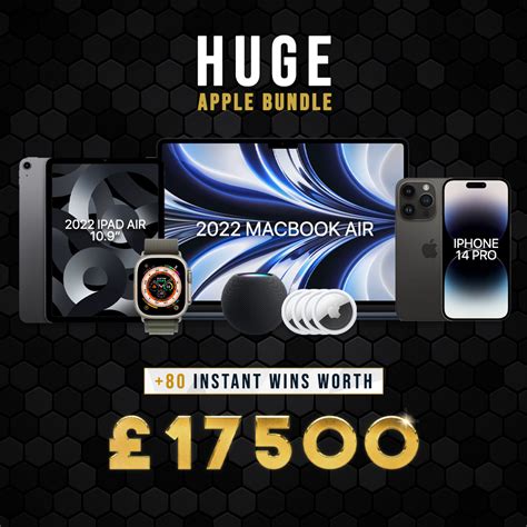 Huge Apple Bundle Instant Win Main Prize 80 Instant Wins Paragon